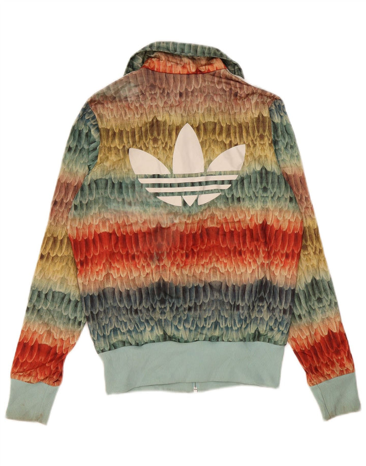 Женский спортивный костюм Adidas Top Jacket UK 10, маленький разноцветный с геометрическим узором