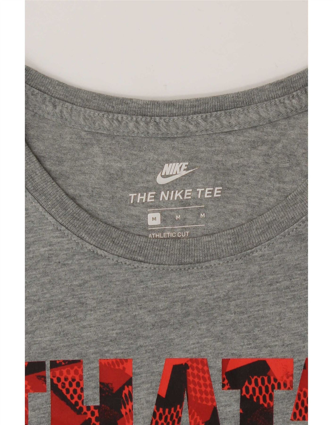 Мужская футболка с рисунком Nike, средний серый цвет