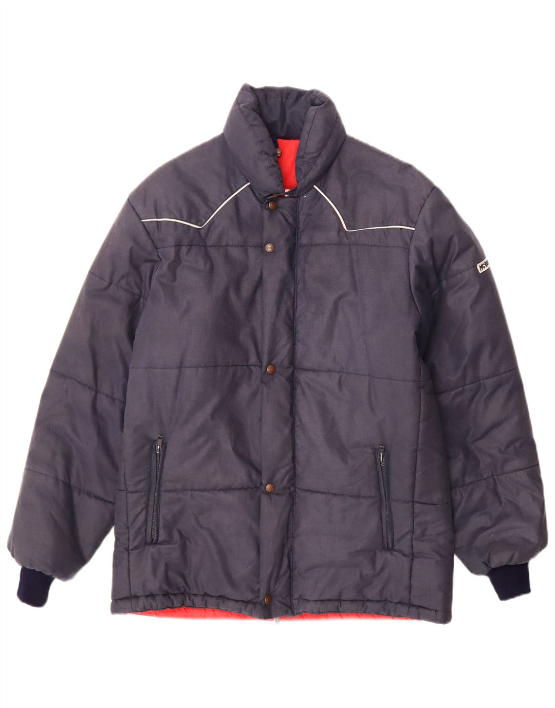 MCROSS Мужская стеганая куртка IT 48 Medium Navy Blue Хлопок
