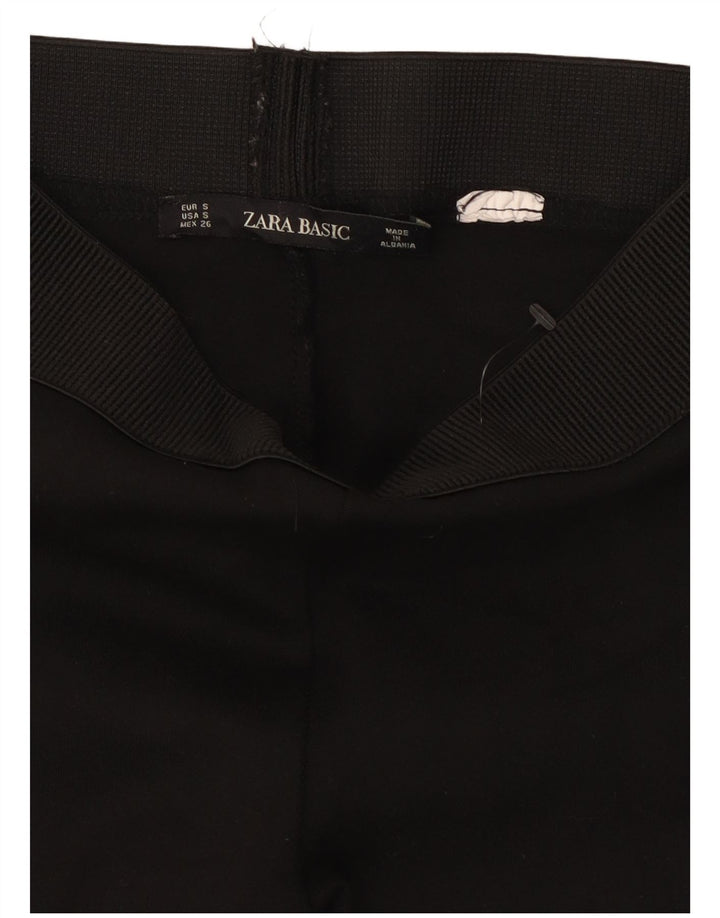 Женские леггинсы Zara UK 10, маленькие черные в полоску