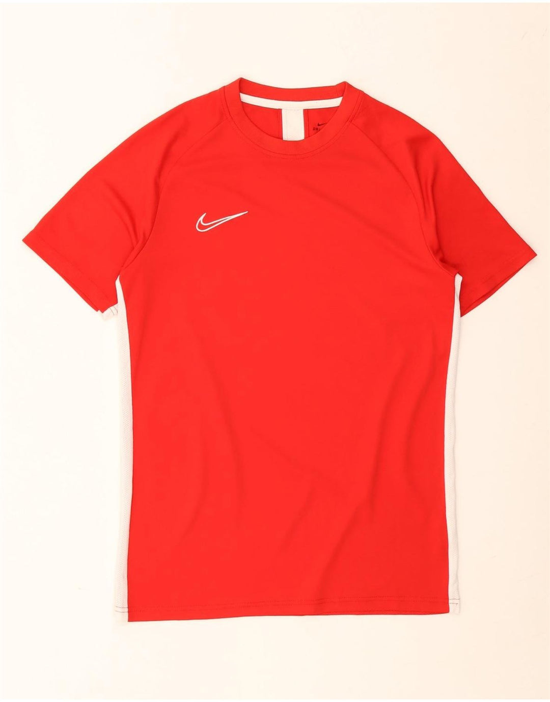 Мужская футболка Nike Dri Fit, средний красный цвет с блоками
