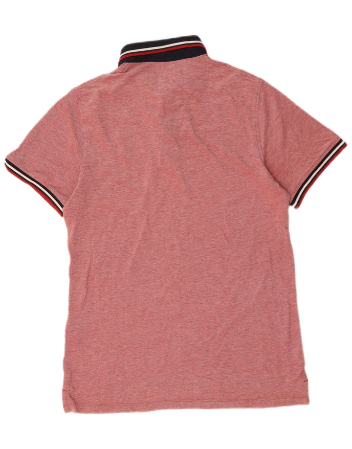 Мужская рубашка-поло Jack & Jones, большая красная хлопковая рубашка с цветными блоками