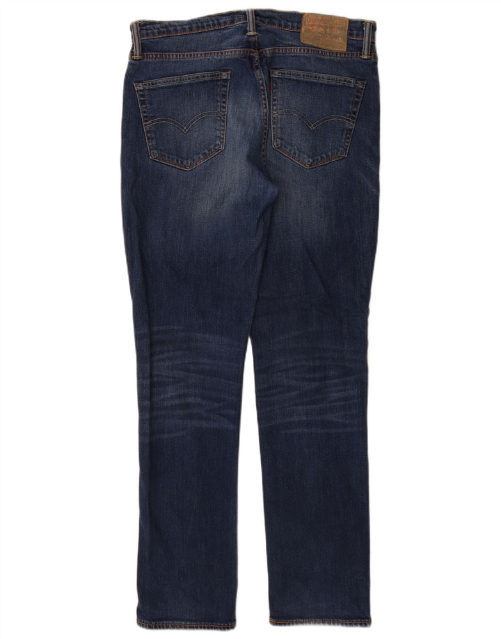 Мужские узкие джинсы Levi's W34 L32 синие, хлопок