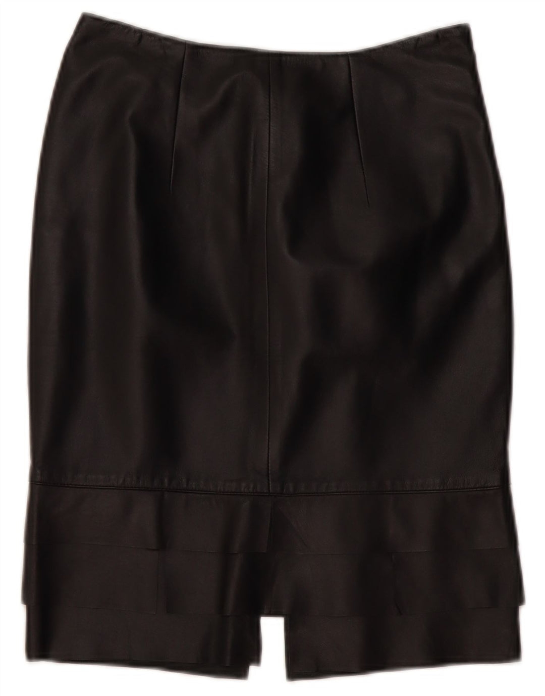 ROBERTA SCARPA Женская юбка с высокой талией US 6 Medium W26 Черная кожа