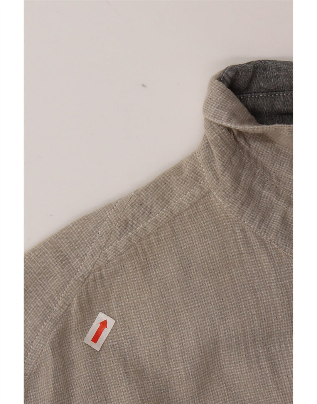 Мужская рубашка Guess 2XL серая, хлопок в мелкую клетку