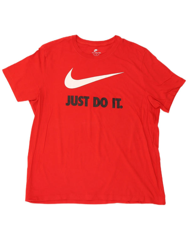 Мужская футболка с рисунком Nike Top 2XL, красная