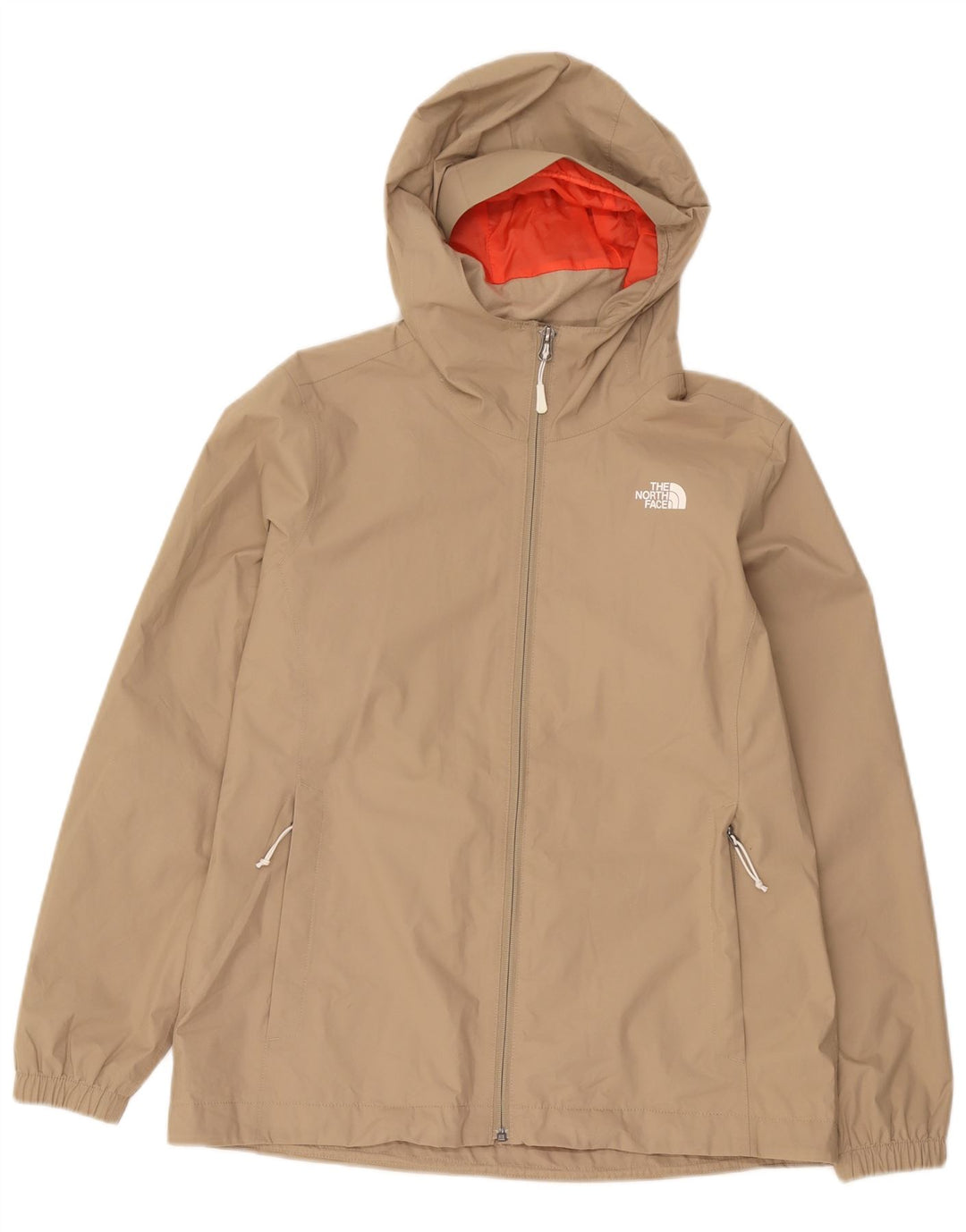 Женская дождевик с капюшоном The North Face UK 14, большой размер, бежевый полиэстер