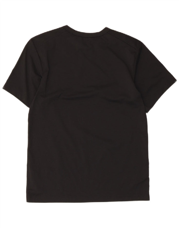 Мужская футболка Nike Dri Fit, маленький черный полиэстер