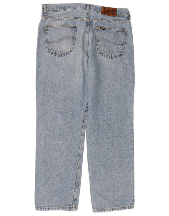 Мужские прямые джинсы LEE W36 L30, синий хлопок