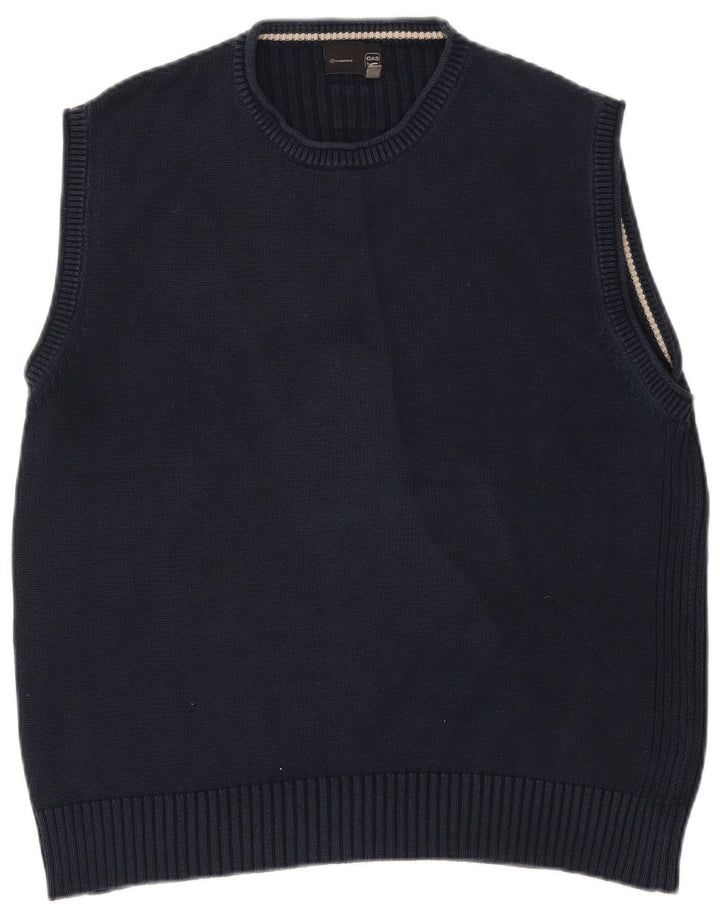 Мужской жилет Gas Tank Top 2XL, темно-синий, хлопок