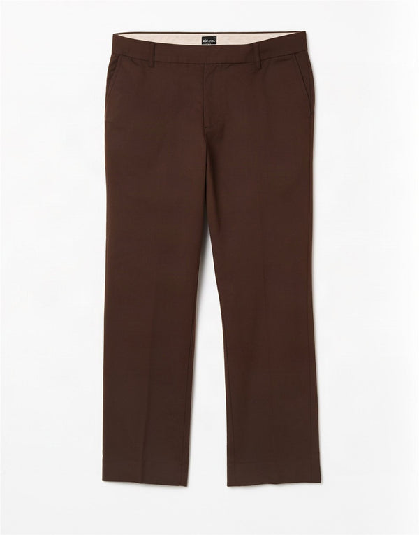 Женские прямые костюмные брюки Zara EU 36 XS W26 L32 коричневые