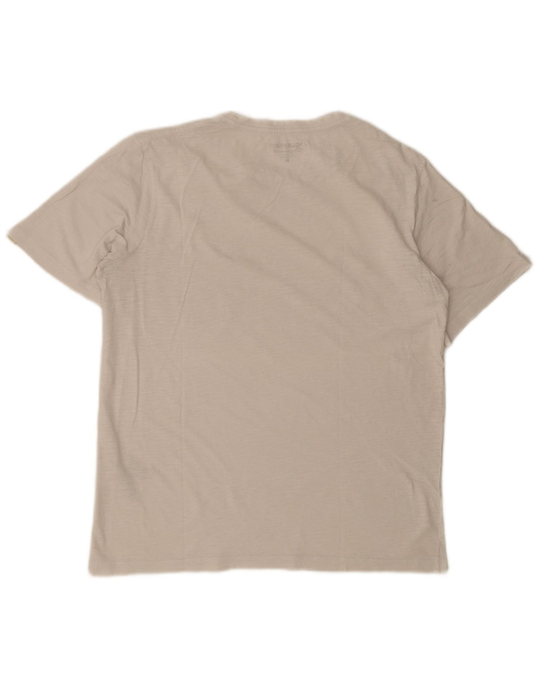 JACK & JONES Мужская футболка из хлопка среднего размера белого цвета с цветочным принтом