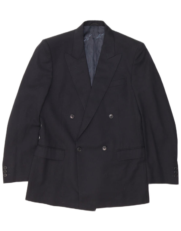 Мужской костюм-двойка Pierre Cardin IT 48 Medium W32 L32 Черный в тонкую полоску