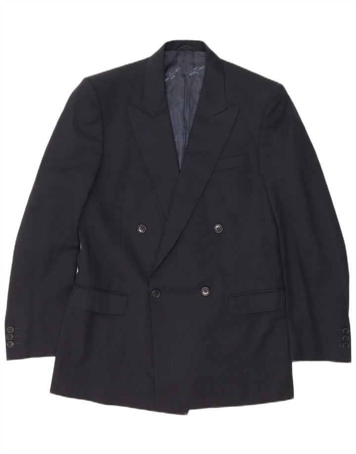 Мужской костюм-двойка Pierre Cardin IT 48 Medium W32 L32 Черный в тонкую полоску