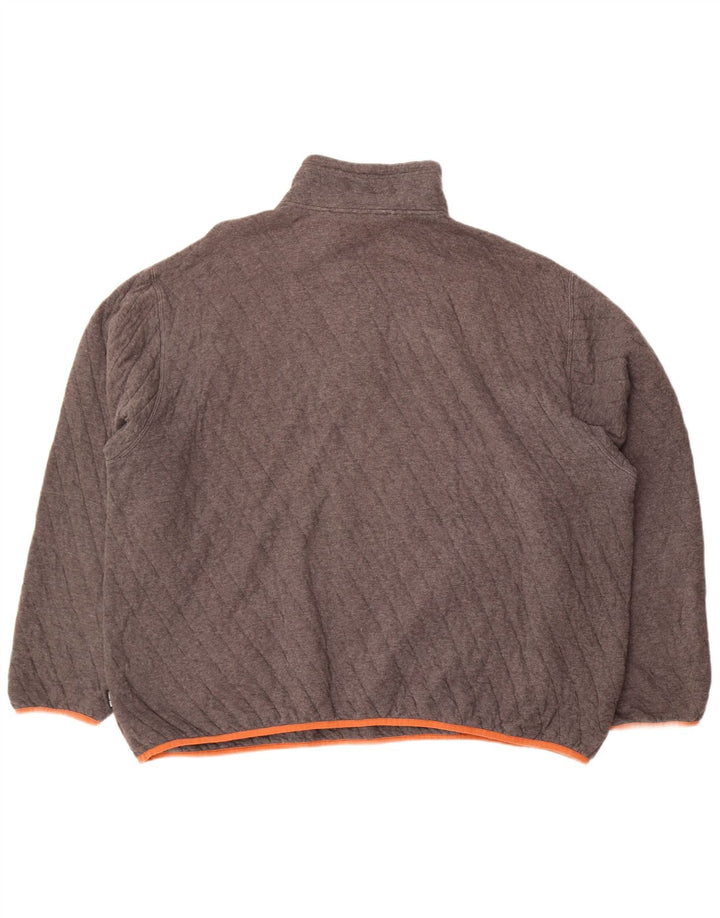 Мужской свитер Orvis с воротником на пуговицах, 2XL, серый хлопок