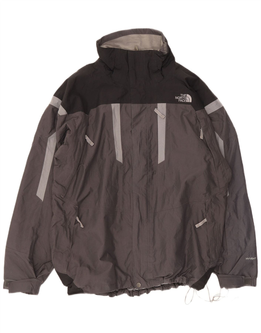 Мужская дождевик The North Face UK 40, большая серая цветная блокировка