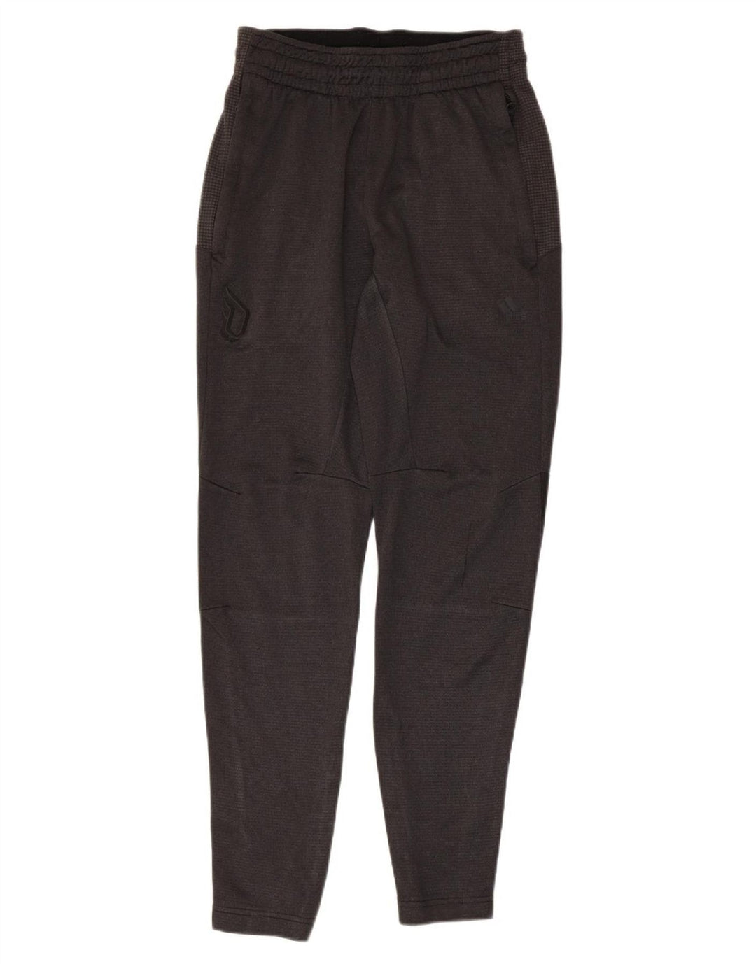 Мужские спортивные брюки ADIDAS, маленькие серые, полиэстер с цветными блоками