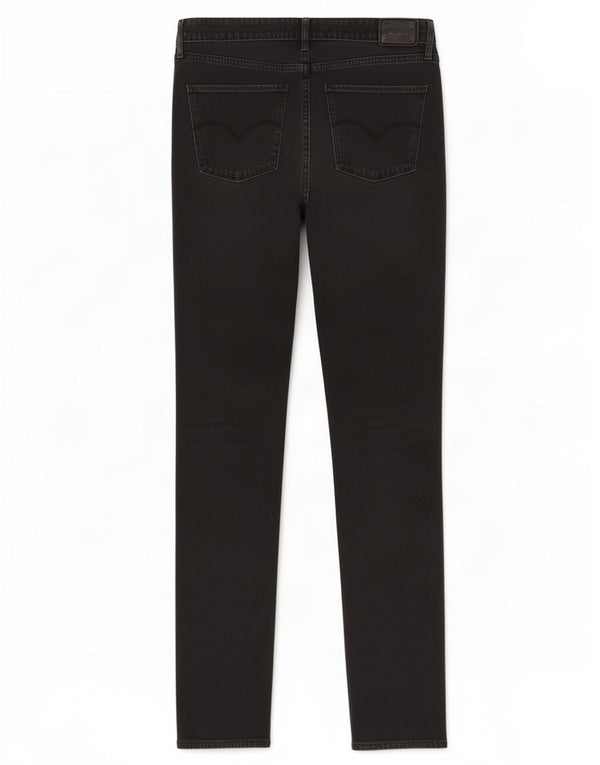 Женские джинсы скинни Levi's 721 с высокой посадкой W30 L32, черный хлопок