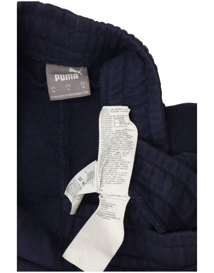 Мужские спортивные шорты Puma с рисунком, средний темно-синий хлопок