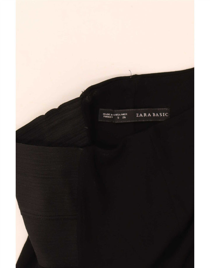 Женские леггинсы Zara UK 8, маленькие черные