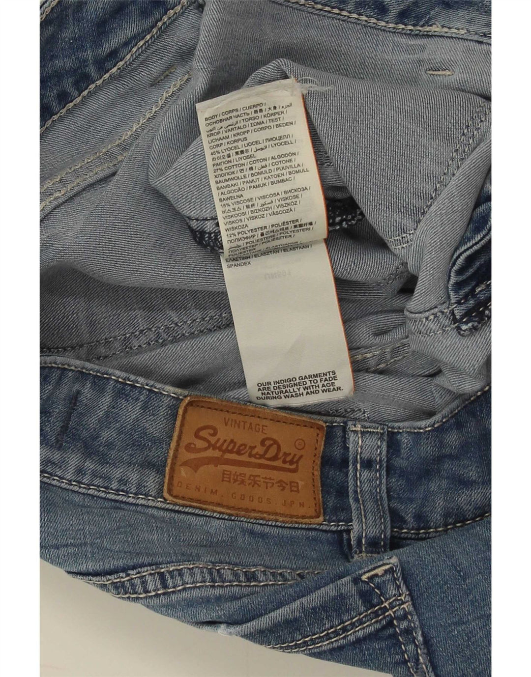 Женские расклешенные джинсы Zadie Superdry W26 L30 синие из лиоцелла