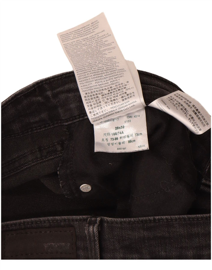 Женские узкие джинсы Levi's Demi Curve со средней посадкой, США 8, средние W29 L32, серые