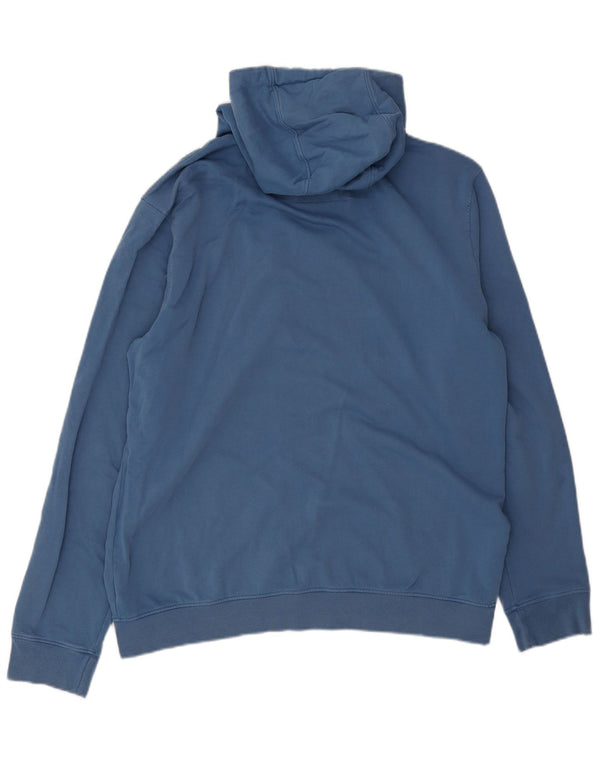 Crew Clothing Мужской свитер с капюшоном на молнии XL, синий хлопок