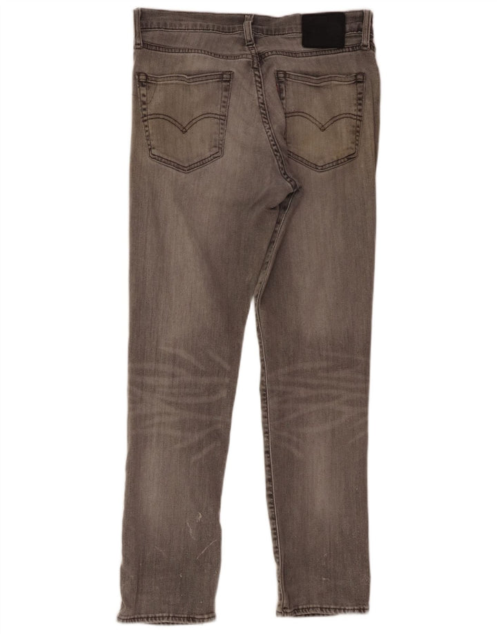 Мужские узкие джинсы Levi's W32 L30, серый хлопок