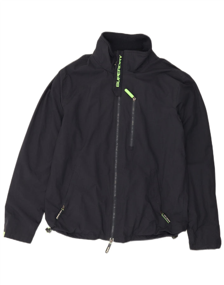 SUPERDRY Мужская ветровка The Windhiker UK 38 Medium Navy Blue