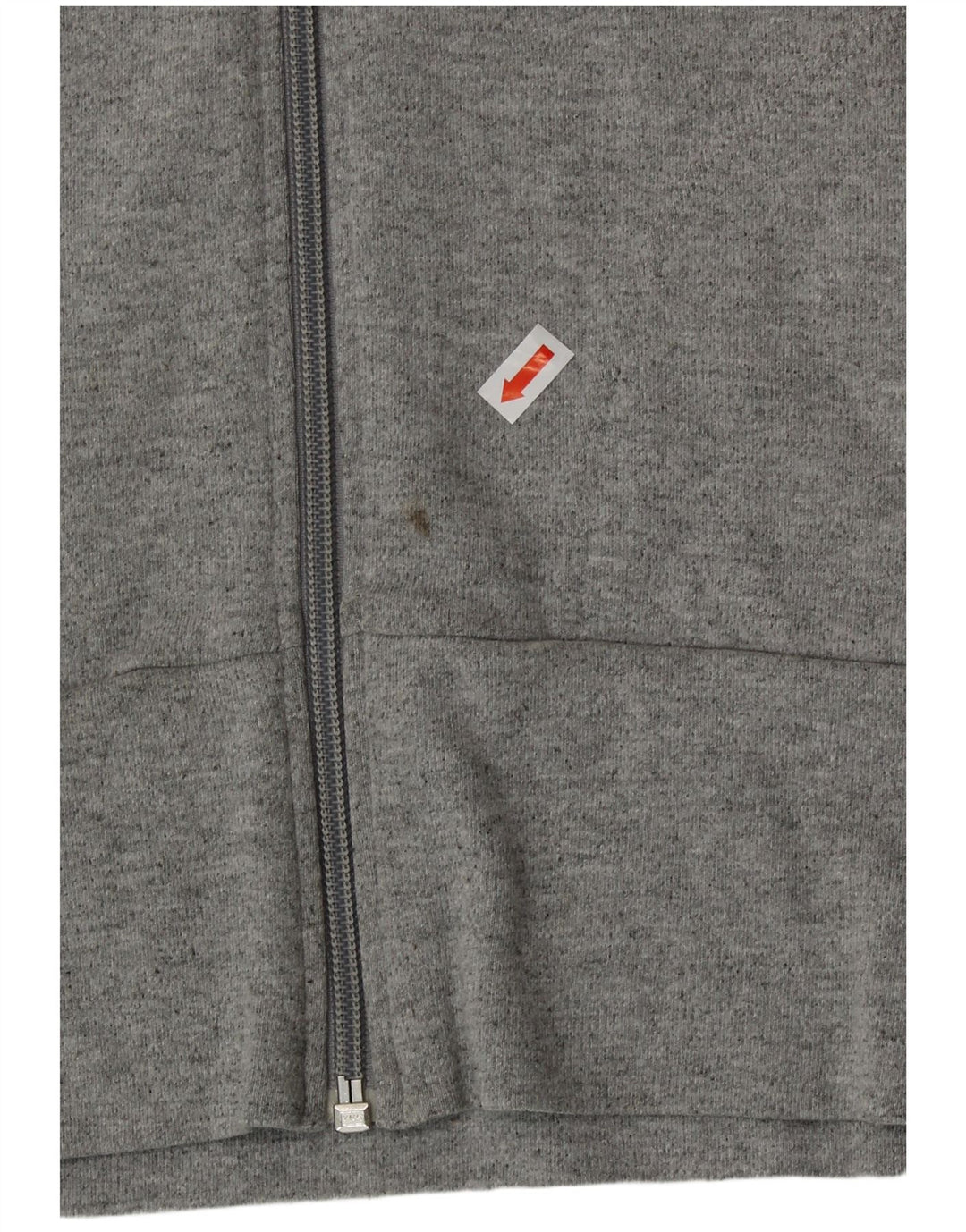 Женский укороченный спортивный костюм Adidas UK 12, хлопковый средний серый цвет