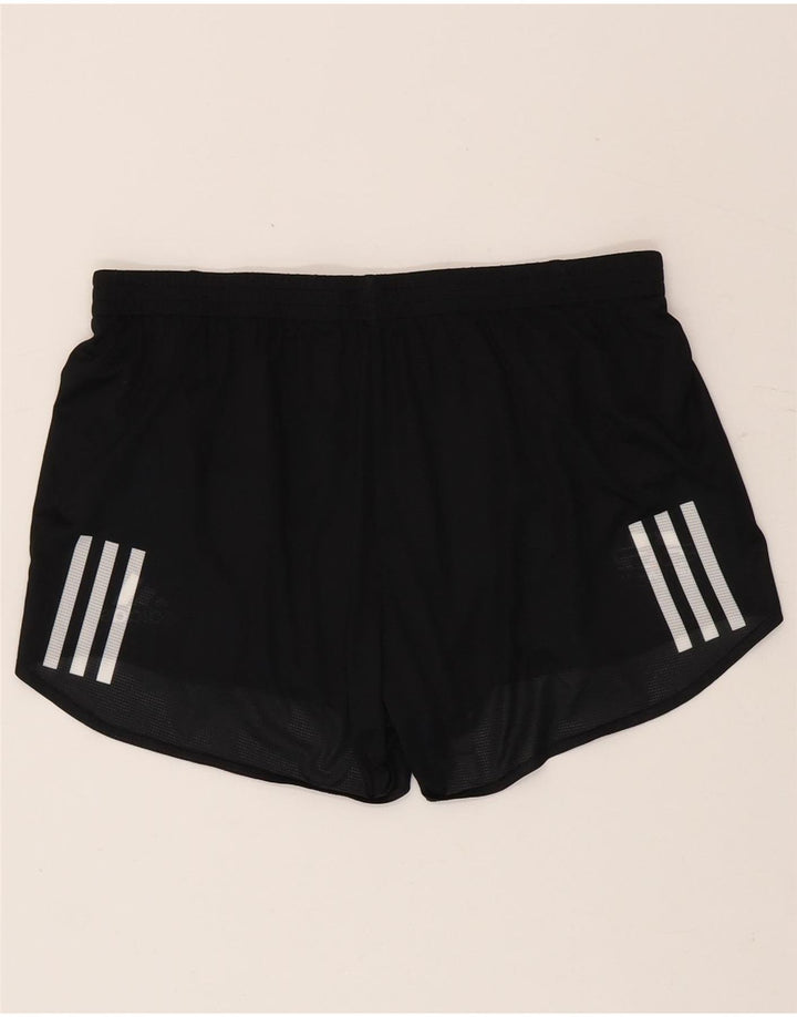 Женские спортивные шорты Adidas с графическим рисунком UK 12/14, средний черный, полиэстер
