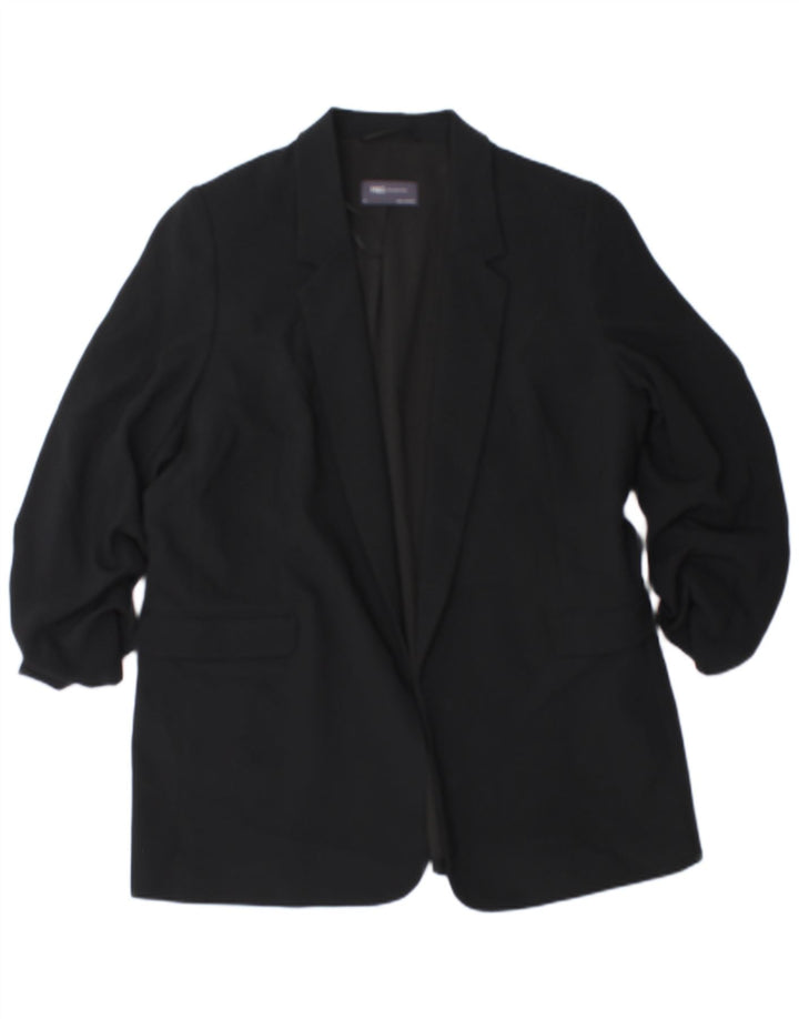 Женский открытый пиджак с рукавами 3/4 Marks & Spencer UK 18 XL, черный