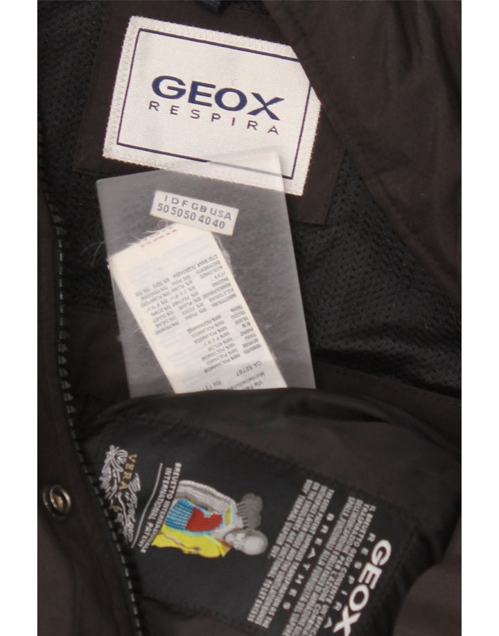 Мужская стеганая куртка GEOX UK 40, большая, черная, полиамид