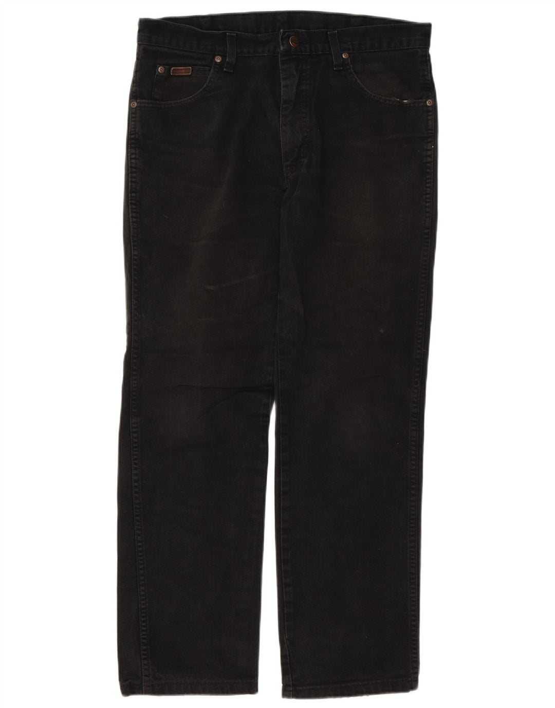 Мужские прямые джинсы Wrangler Texas W34 L27, черный хлопок