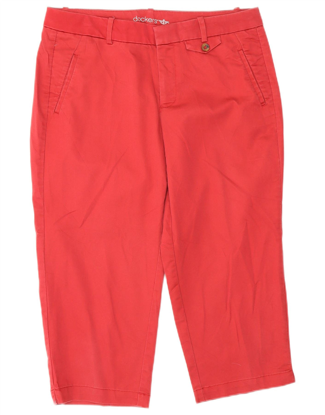 Женские капри Dockers США 8 Средний W30 L20 Красный Полиэстер
