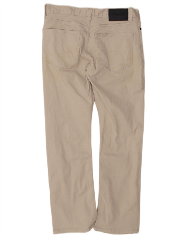 Мужские повседневные брюки Marks & Spencer Bootcut W32 L29, бежевый хлопок