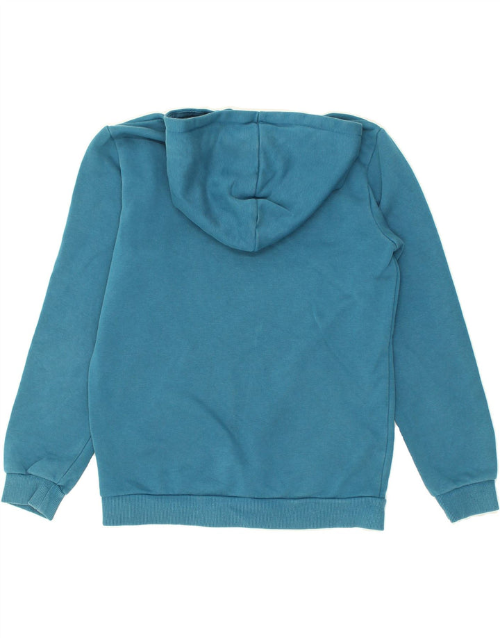 PUMA Boys Graphic Hoodie Jumper 13-14 Years Blue Cotton | Vintage Puma | Thrift | Second-Hand Puma | Used Clothing | Messina Hembry 