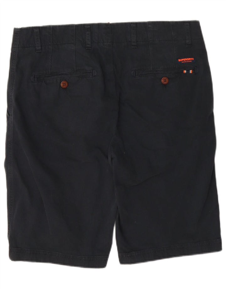 Мужские шорты чинос Superdry W32, средний темно-синий, хлопок
