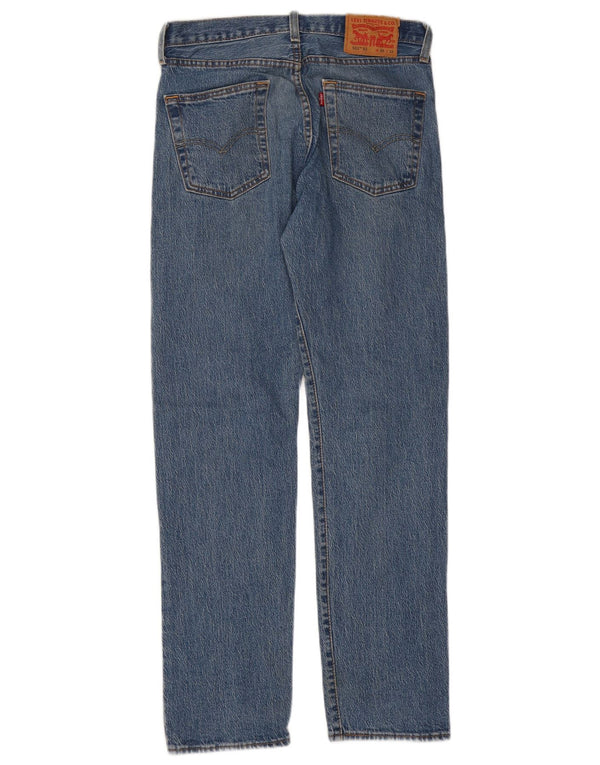 Мужские прямые джинсы Levi's 501 W29 L32 синие, хлопок