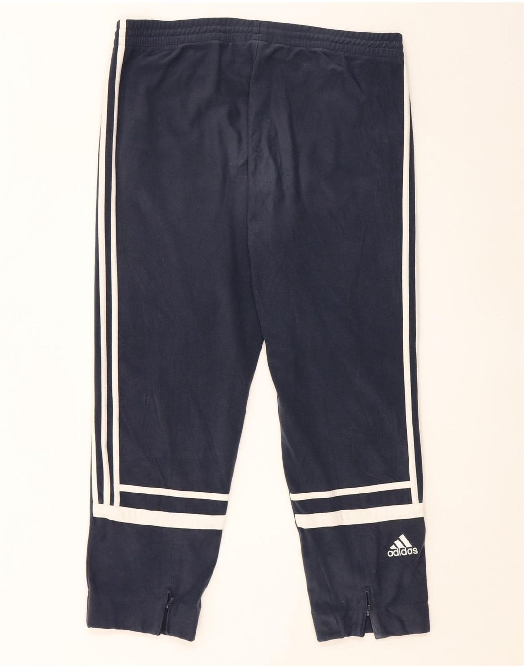 Мужские спортивные брюки Adidas XL темно-синие из полиэстера