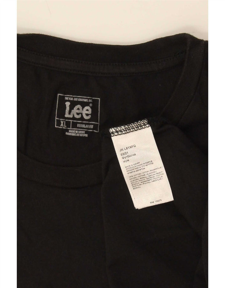 Мужская футболка Lee Regular Fit Top XL, черный хлопок