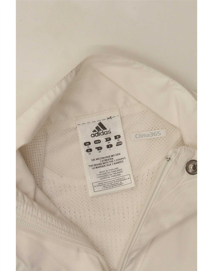 Женский спортивный костюм Adidas Top Jacket UK 12, средний белый полиэстер
