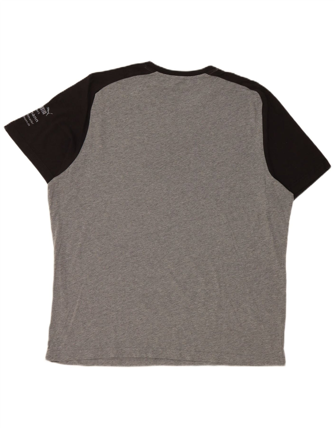 Мужская футболка с рисунком PUMA Top XL Серая с цветными блоками