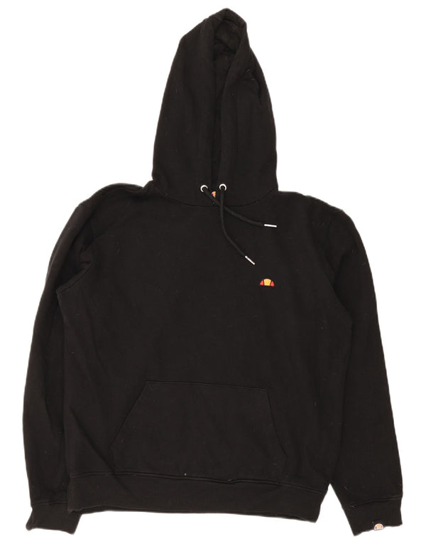 Женский джемпер с капюшоном Ellesse UK 12, средний черный, хлопок