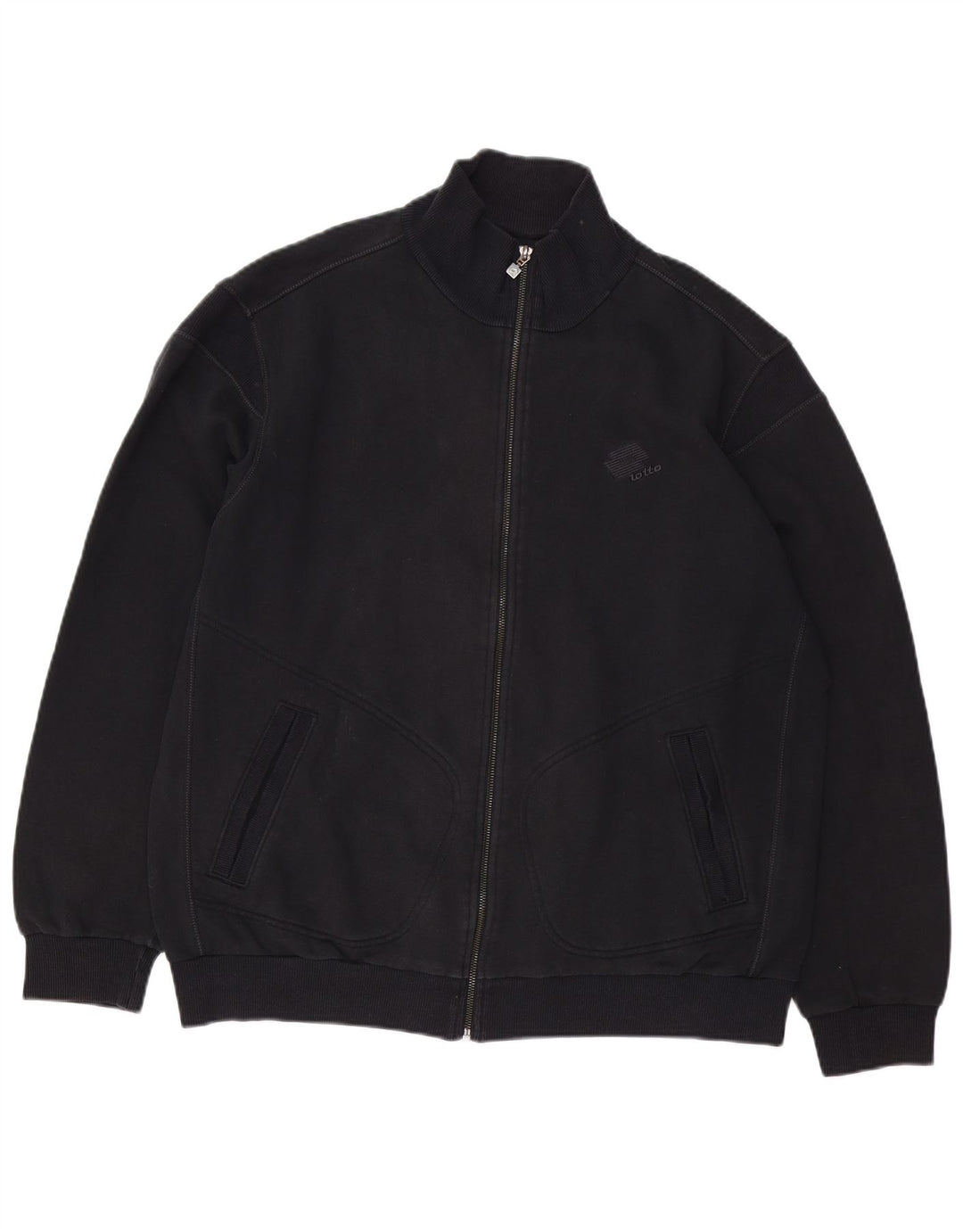 LOTTO Мужской спортивный костюм, верхняя куртка 2XL, черный хлопок