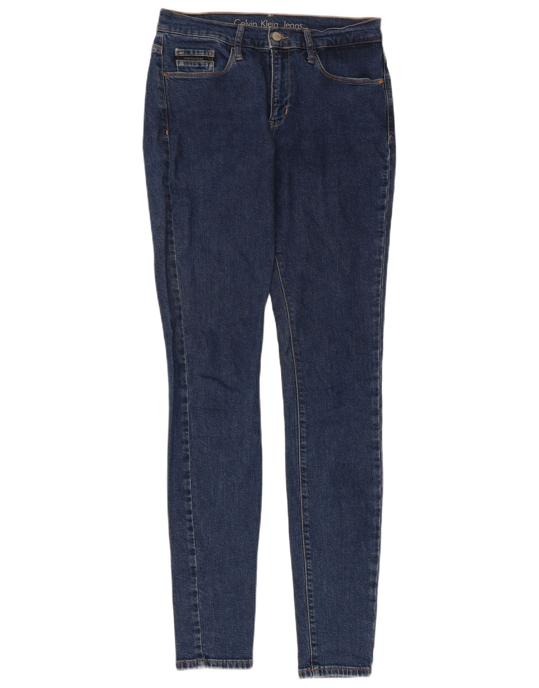 Женские джинсы скинни CALVIN KLEIN W29 L34 Темно-синие
