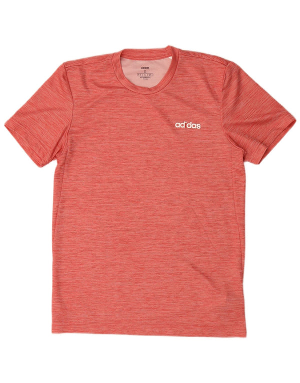Мужская футболка Adidas Aeroready Top Small Pink в крапинку из полиэстера