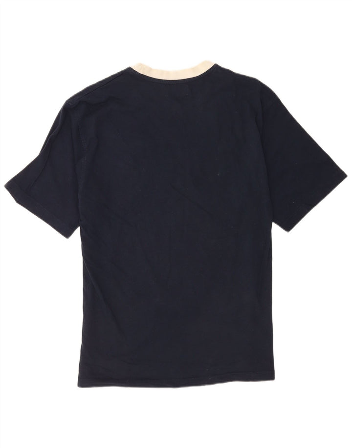 Мужская футболка Fred Perry, большой темно-синий хлопок