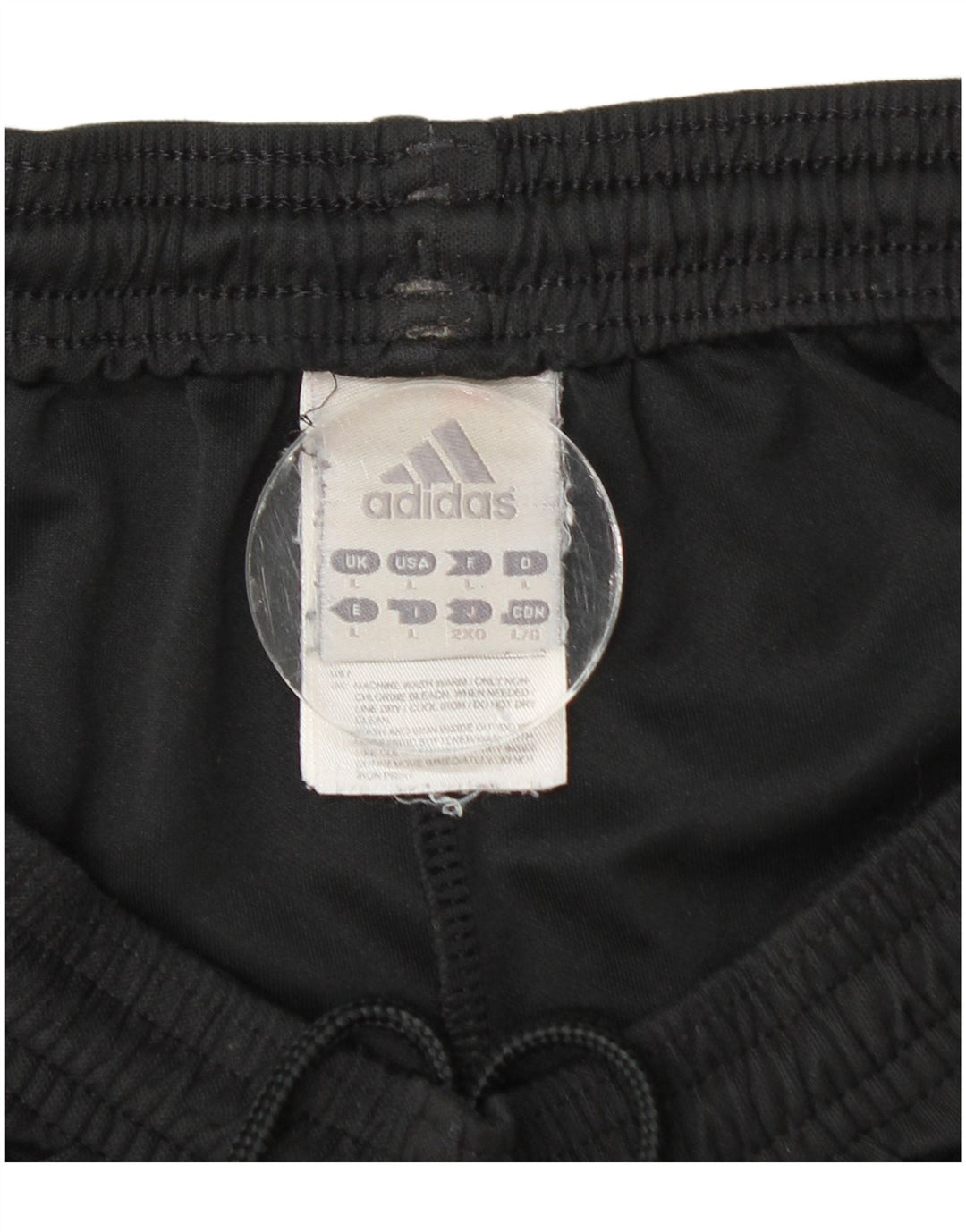 Мужские спортивные шорты Adidas, большие черные из полиэстера