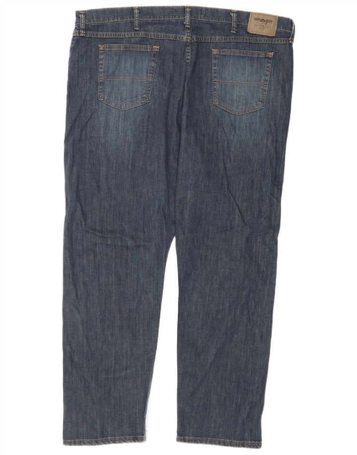 Мужские прямые джинсы Wrangler W46 L32, синий хлопок